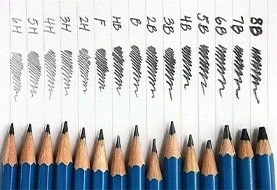 مدادهای طراحی B تا H در برند های مختلف