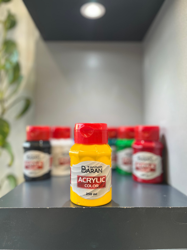 رنگ اکریلیک ترمه باران 250 میل